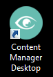 Content Manager Desktop shortcut