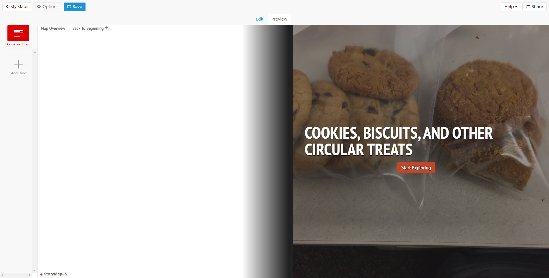 cookies in a plastic bag as background image of title page